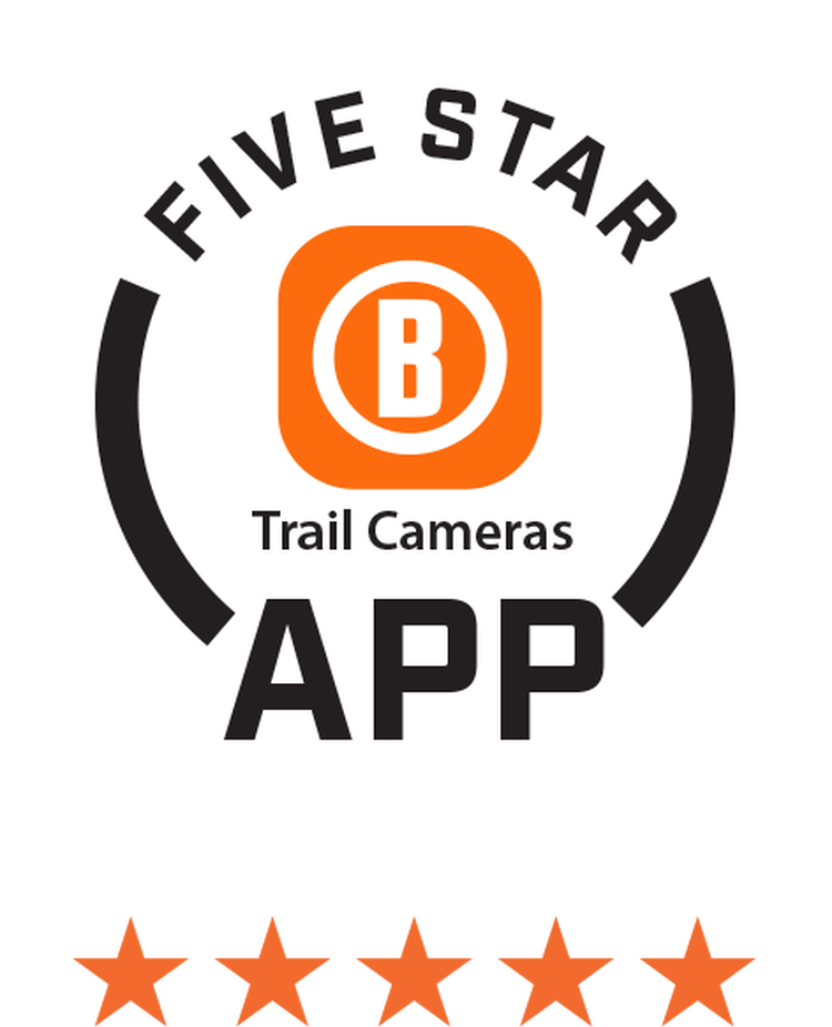 Five Star Trail Cameras App icon graphic on transparent background