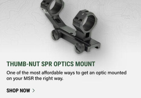 Thumb-Nut SPR Optics Mount on light background