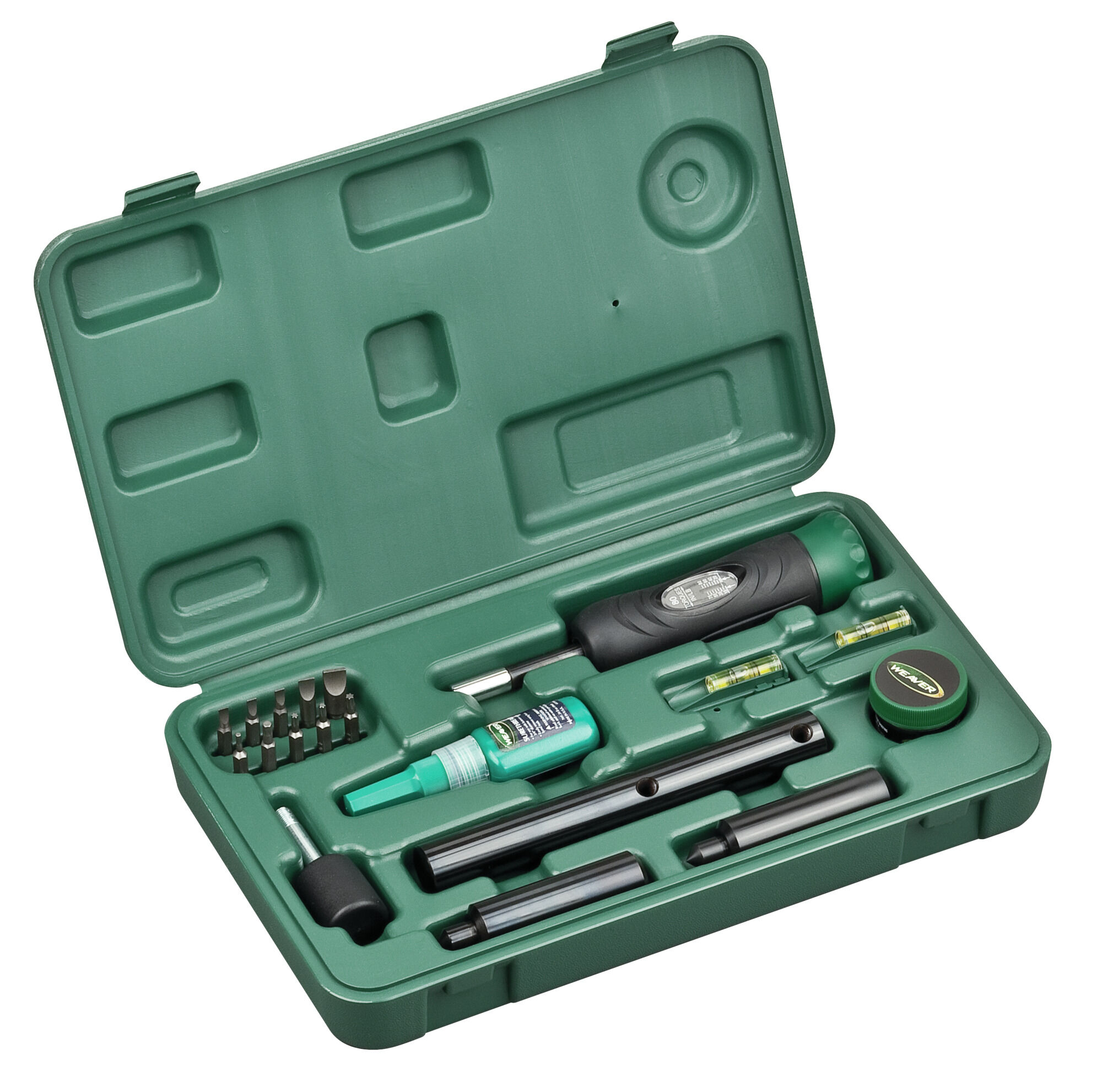 Weaver 849721 Black/Green Deluxe Scope Mounting Tool Kit 1" Lapping Tools 